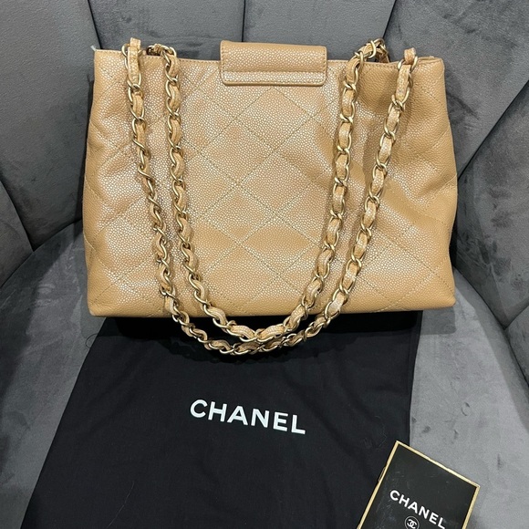 Rare Iridescent CHANEL Kelly Shopper Bag - Picture 5 of 17